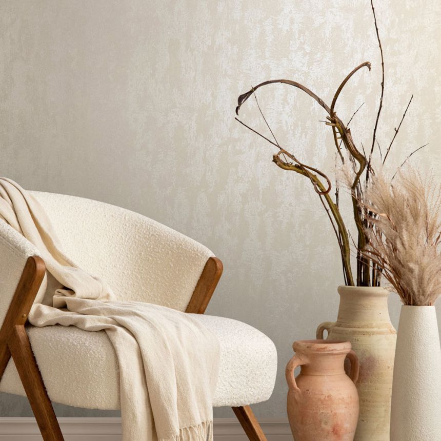 Wallpaper, beige, stucco plaster, 35128, City Romance, Marburg