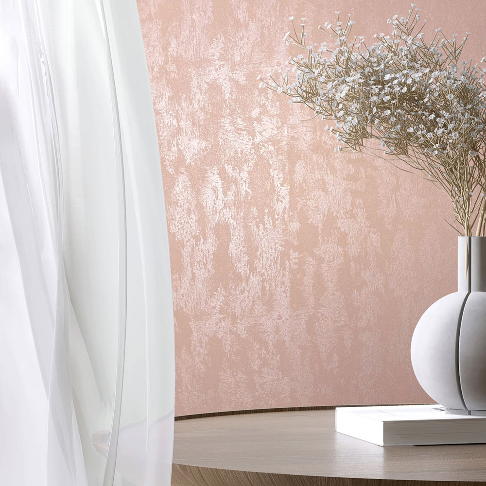 Wallpaper, pink, stucco plaster, 35129, City Romance, Marburg