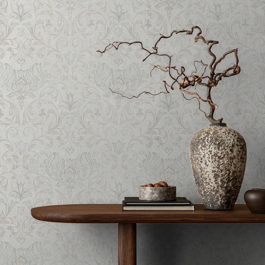 Wallpaper, grey-beige, ornaments, 35148, City Romance, Marburg