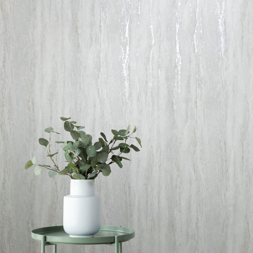 Wallpaper, white, stucco plaster, 35153, City Romance, Marburg