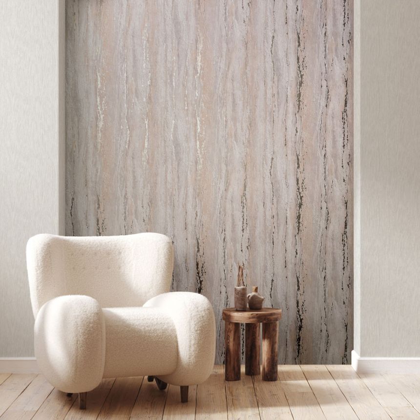 Wallpaper, beige-pink, stucco plaster, 35158, City Romance, Marburg