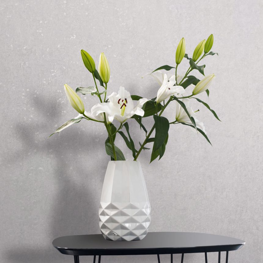 Wallpaper, white, stucco plaster, 35161, City Romance, Marburg