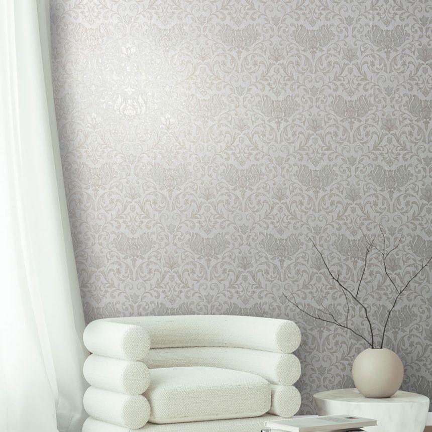 Wallpaper, cream-beige, ornaments, 35168, City Romance, Marburg