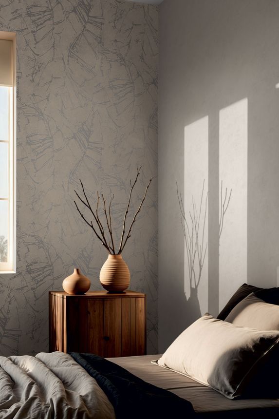 Wallpaper, Grey-Brown, Graphic Pattern, 34614, Terra, Marburg