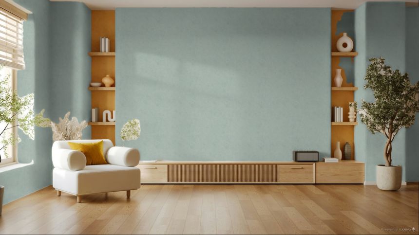 Wallpaper, Grey-Green, Stucco, Concrete, 34632, Terra, Marburg