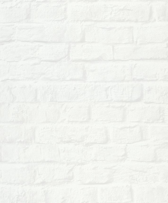 Wallpaper, White-Grey, Bricks, Brick Wall, 34165, Loft Superior, Marburg