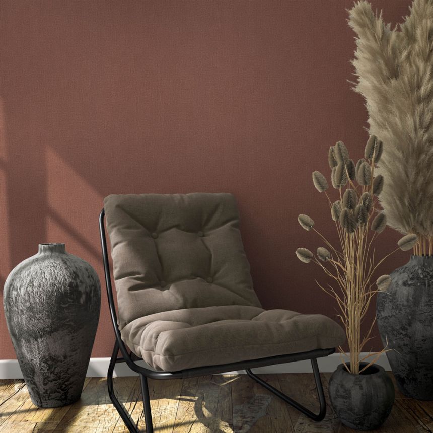 Wallpaper, Red, Fabric Texture, 34179, Loft Superior, Marburg