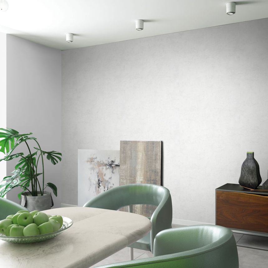 Wallpaper, White, Plaster Effect, 34184, Loft Superior, Marburg
