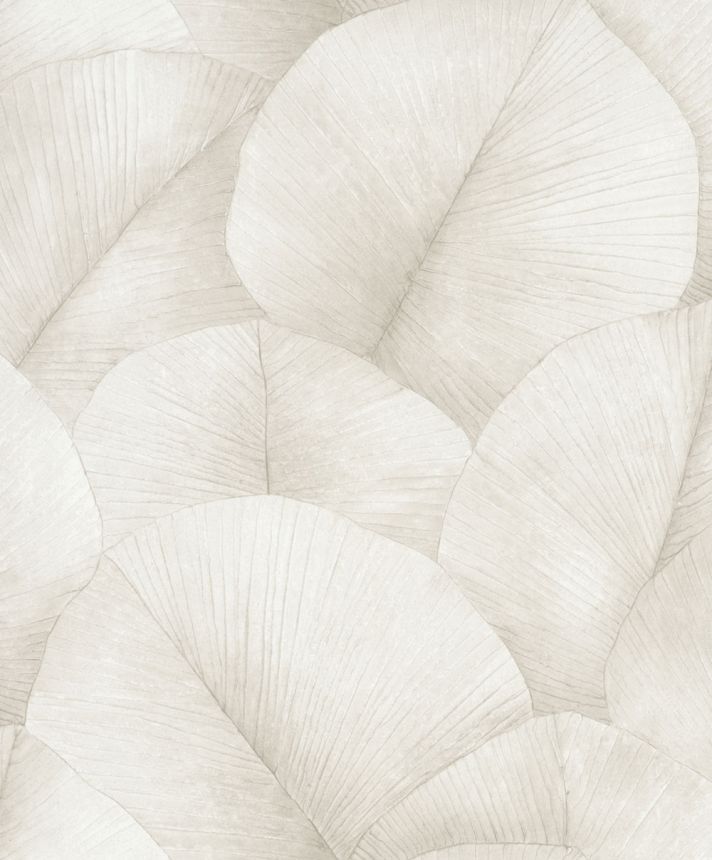 Wallpaper, beige, leaves, 34510, Kumano, Marburg