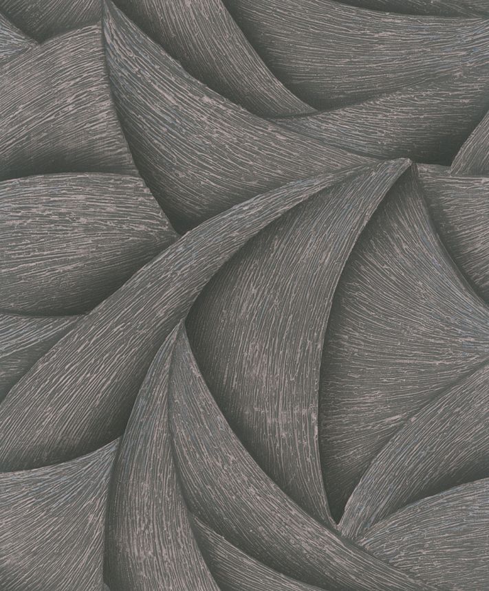 Wallpaper, black-bronze, graphic lines, 35505, Ritus, Marburg