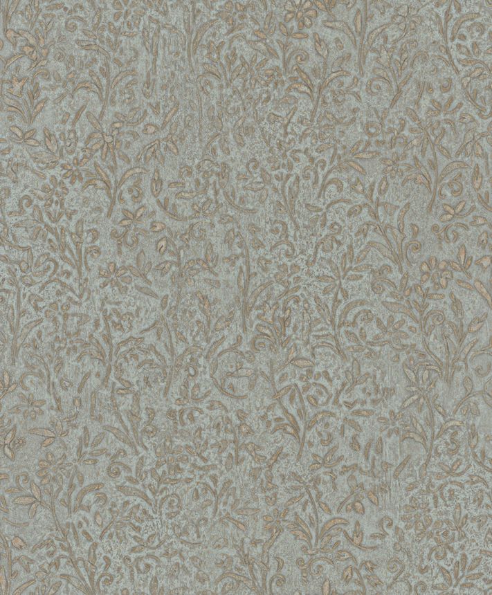 Wallpaper, blue-gold, ornaments, 35532, Ritus, Marburg