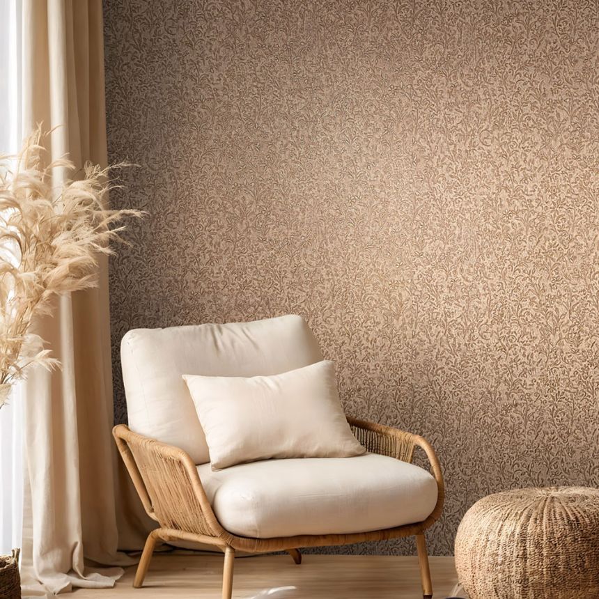 Wallpaper, brown-bronze, ornaments, 35533, Ritus, Marburg