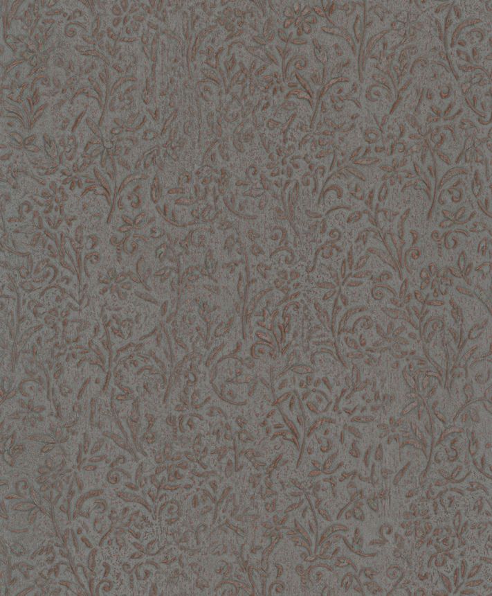 Wallpaper, grey-copper, ornaments, 35534, Ritus, Marburg
