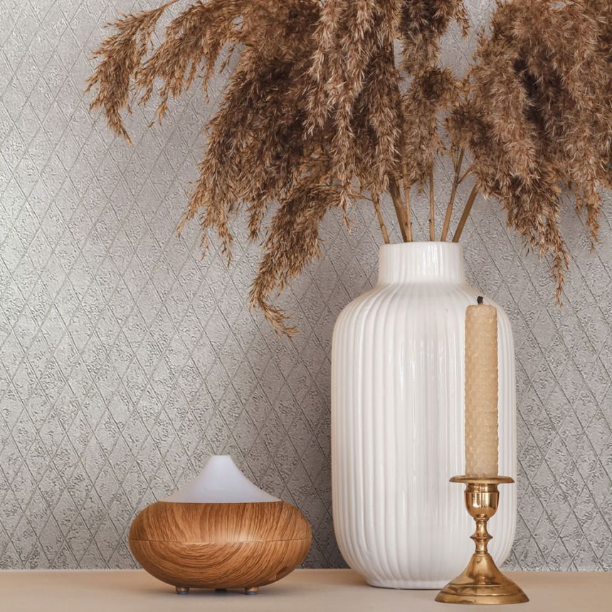 Geometric wallpaper, white, 35537, Ritus, Marburg