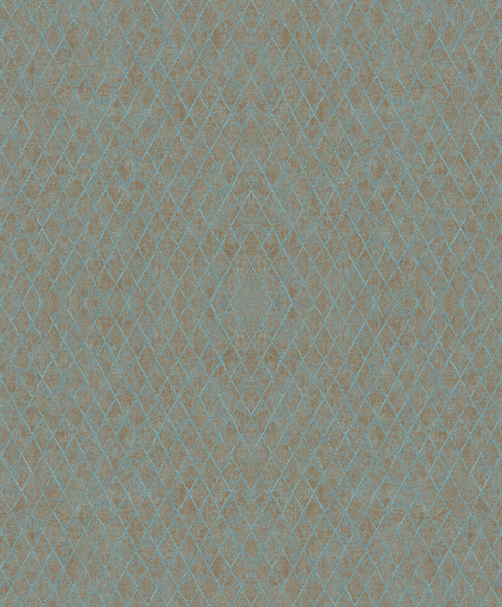 Geometric wallpaper, brown-blue, 35539, Ritus, Marburg