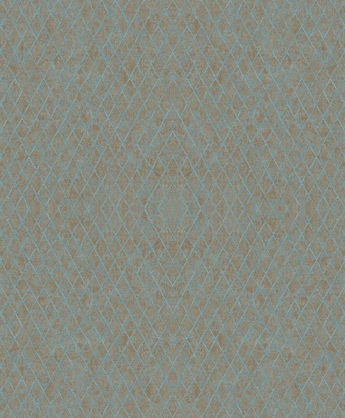 Geometric wallpaper, brown-blue, 35539, Ritus, Marburg