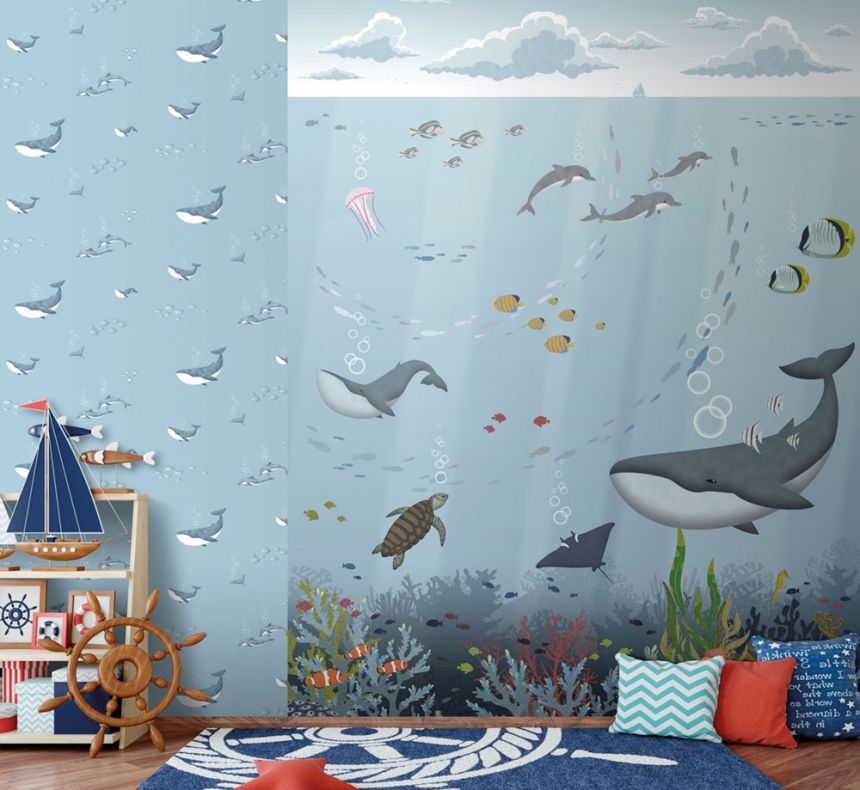 Children's mural non-woven wallpaper 151-1, 200 x 275 cm, Sambori, ICH Wallcoverings