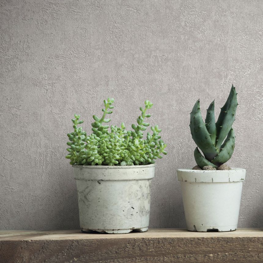 Wallpaper, grey, stucco, plaster finish, 34518, Kumano, Marburg