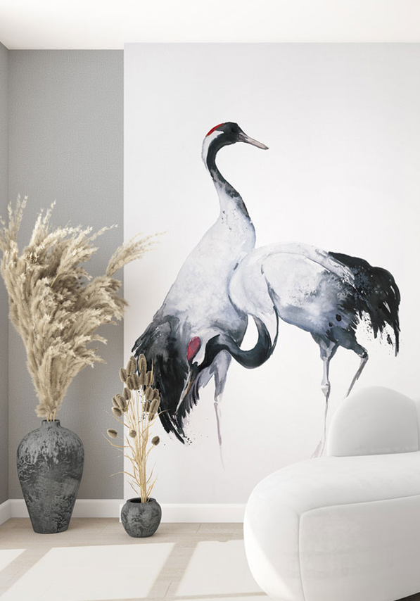 Wall mural, birds, herons, 34596, Kumano, Marburg