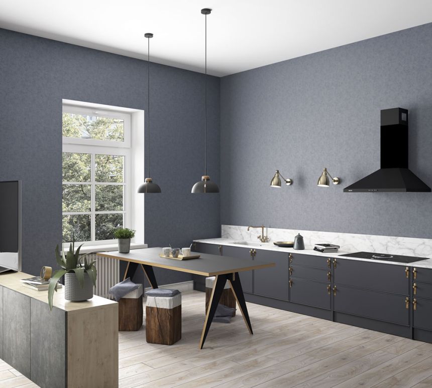 Wallpaper, Blue, Fabric Texture, 32412, Shades, Marburg