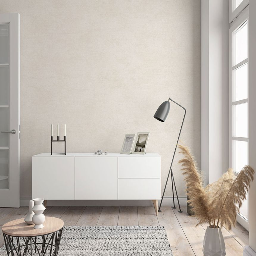 Wallpaper, Cream, Fabric Texture, 32438, Shades, Marburg