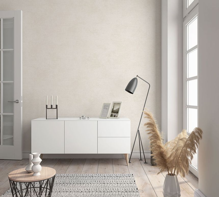 Wallpaper, Cream, Fabric Texture, 32438, Shades, Marburg