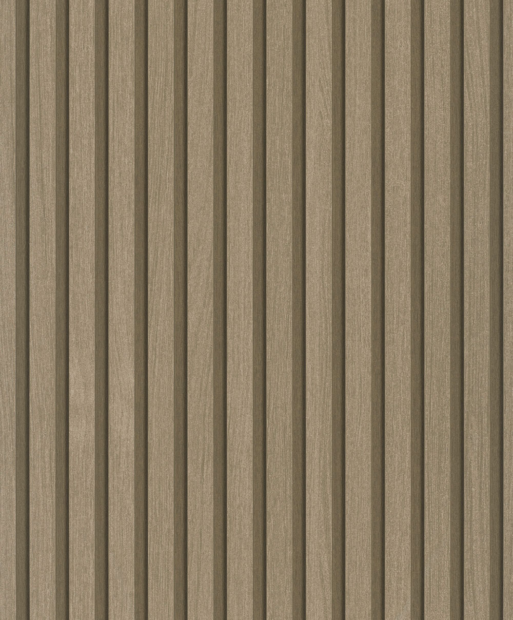 Non-woven wallpaper, gold, wood-look, slats, planks, 33396, Travertino, Marburg