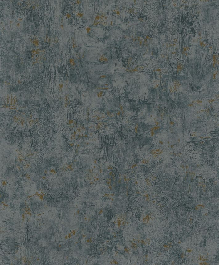 Wallpaper, Black-Gold, Concrete, Stucco, 82373, Naomi, Novamur
