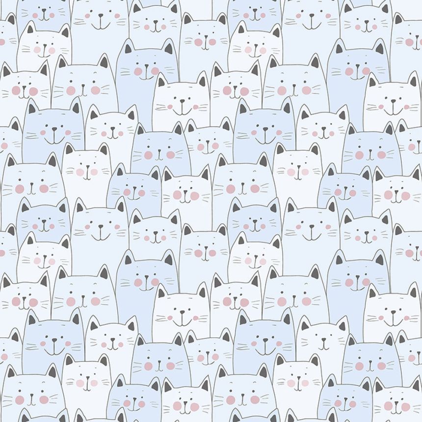 Children's non-woven wallpaper Cats, kittens, 134-3, Sambori, ICH Wallcoverings
