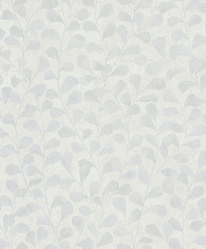 Wallpaper, White-Cream, Twigs, Leaves, 82501, Naomi, Novamur