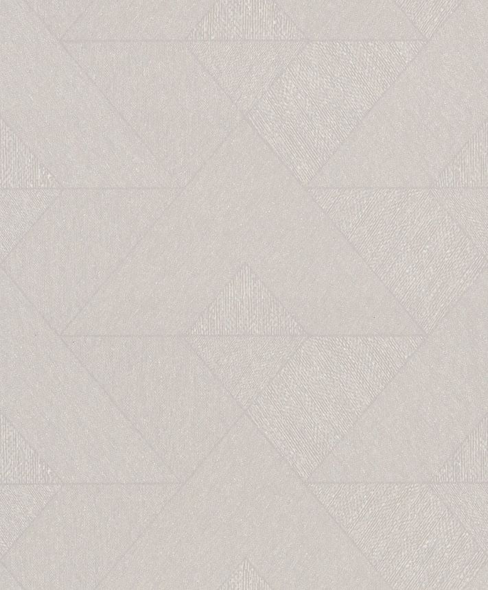 Geometric Wallpaper, Beige, 82546, Naomi, Novamur