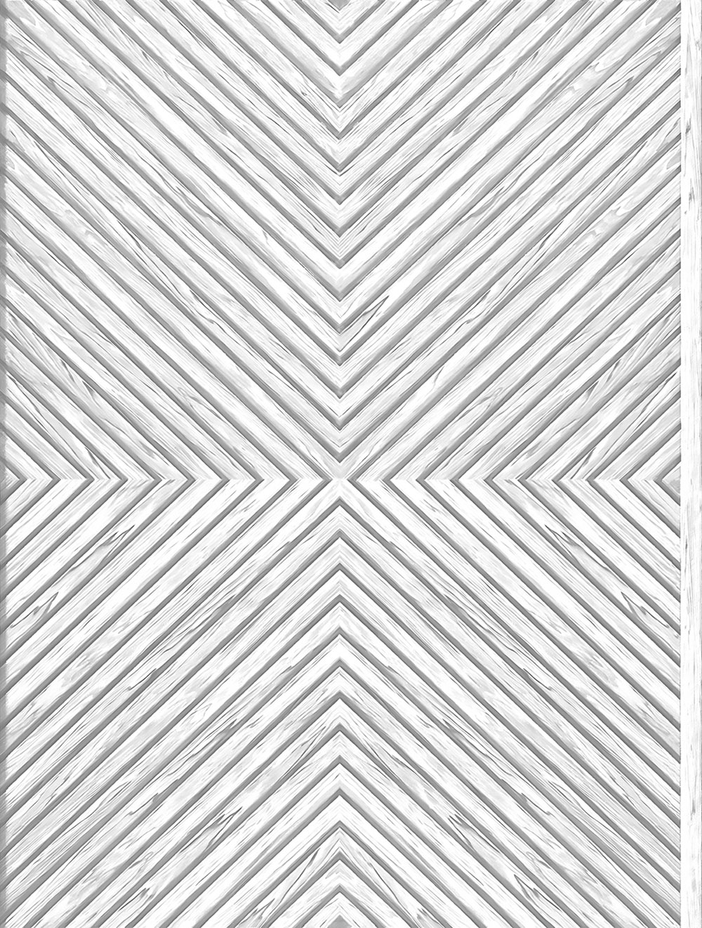 Wallpaper, Grey-White, Wood Panel Effect, 89021, Naomi, Novamur