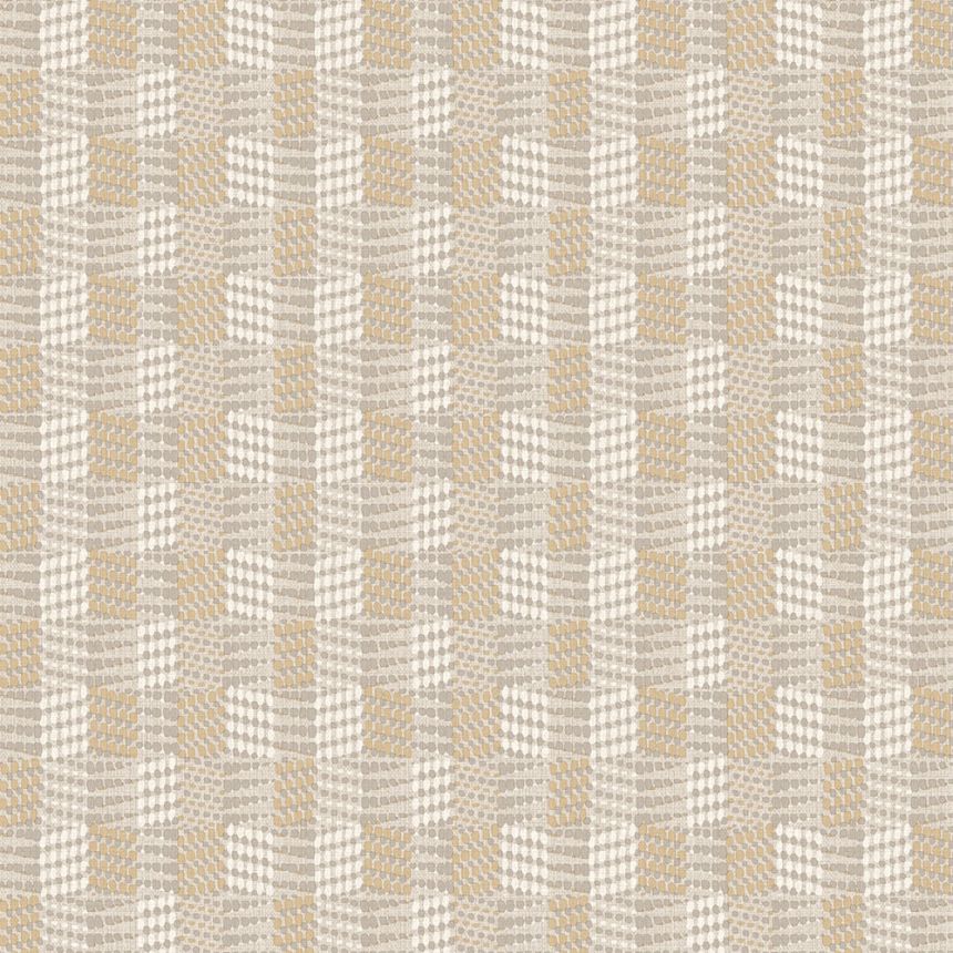 Wallpaper, Grey-Beige, Fabric Texture, Z70712, Marrakech, Zambaiti Parati