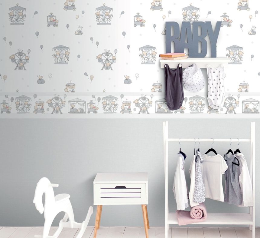 Self-adhesive children's wallpaper border 240-4, Lullaby, ICH Wallcoverings