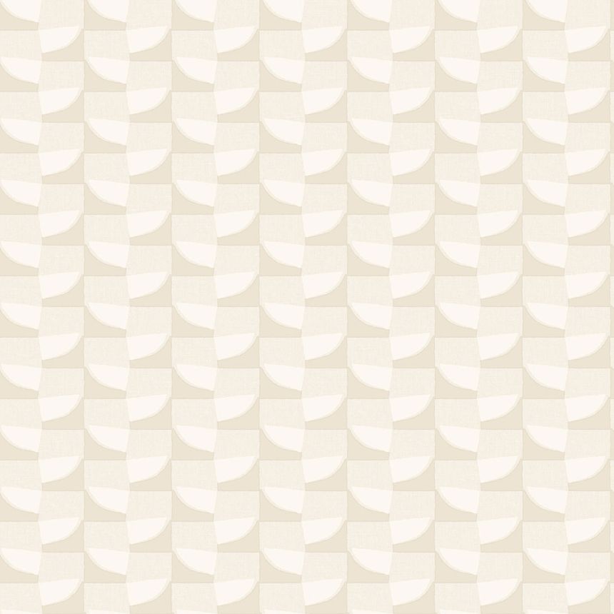 Wallpaper, Cream, Green, Geometric Pattern, Z70726, Marrakech, Zambaiti Parati