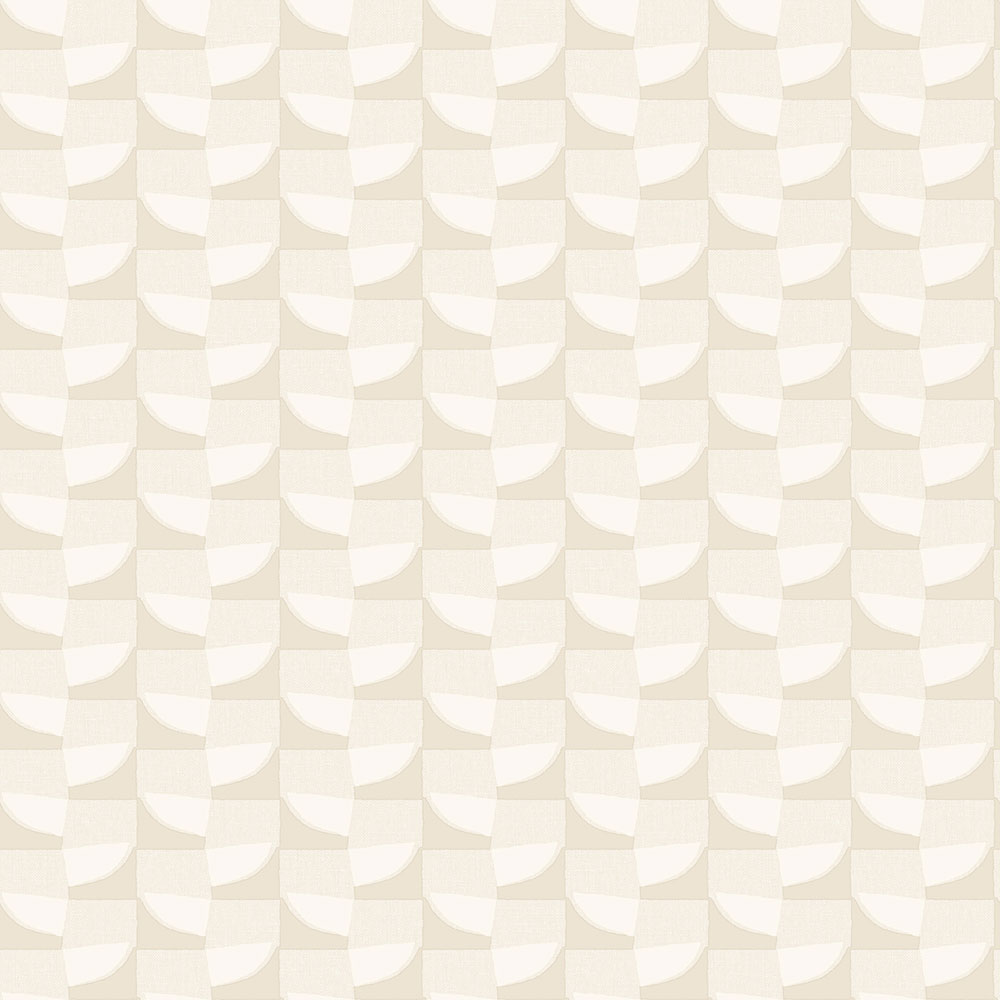 Wallpaper, Cream, Green, Geometric Pattern, Z70726, Marrakech, Zambaiti Parati