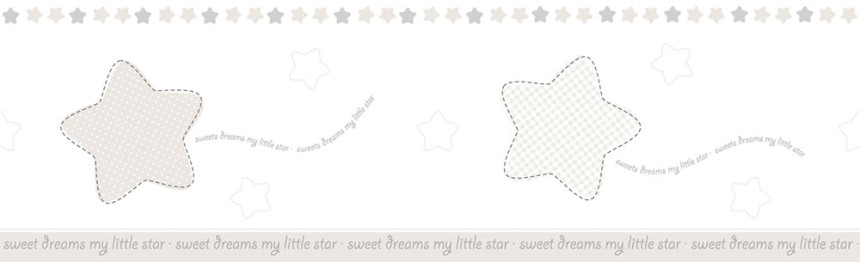 Self-adhesive children's wallpaper border 244-3, Lullaby, ICH Wallcoverings