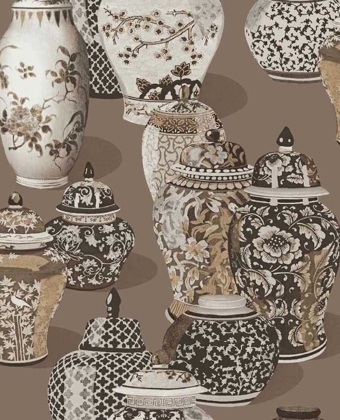 Wallpaper, 351210, Brown, Vessels, Magnifique, Eijffinger