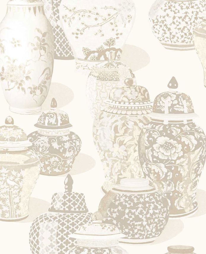 Wallpaper, 351211, Cream, Vessels, Magnifique, Eijffinger
