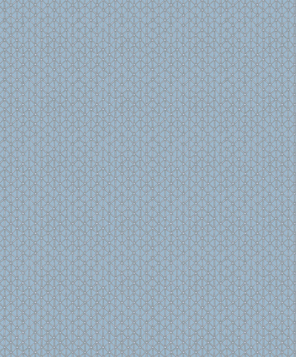 Geometric Wallpaper, Blue, 351222, Magnifique, Eijffinger