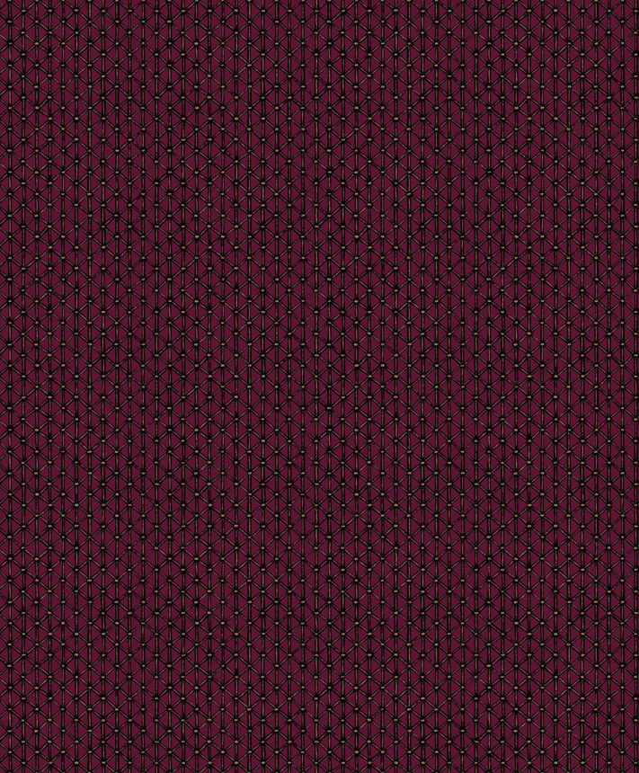 Geometric Wallpaper, Burgundy, 351226, Magnifique, Eijffinger