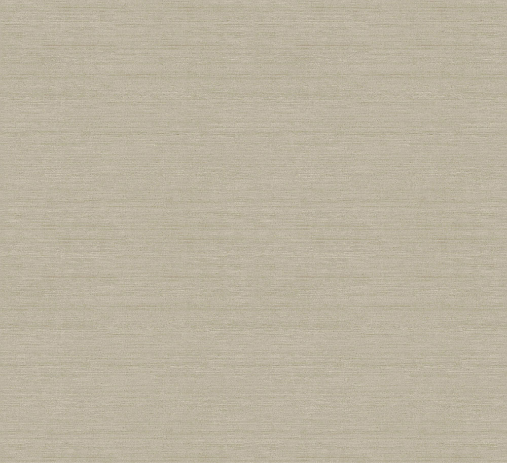 Striped wallpaper, light brown, ochre, fabric effect, RIC006, Serica, Masureel