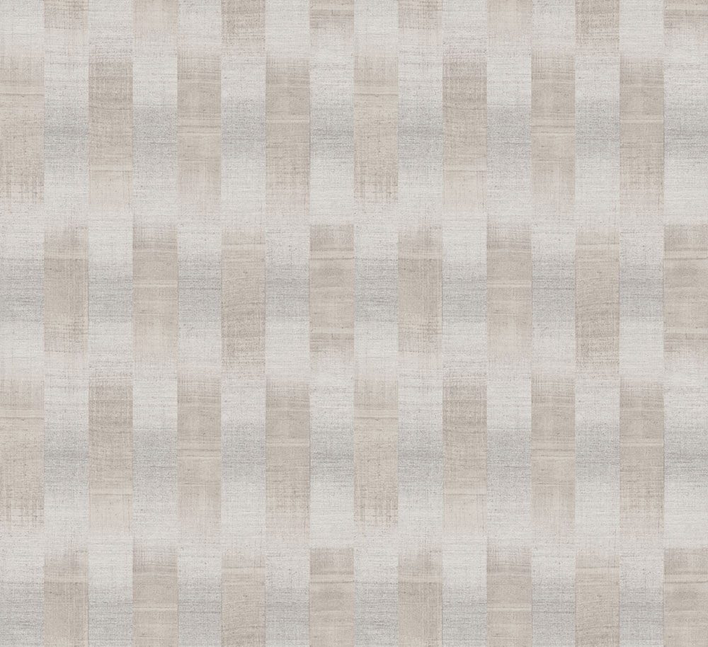 Striped wallpaper, grey, beige, fabric effect, RIC101, Serica, Masureel