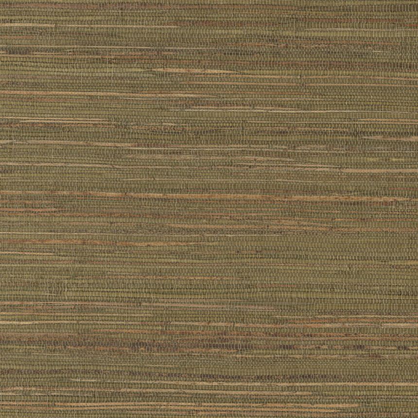Natural mat on non-woven backing, green, brown, RIC404, Serica, Masureel
