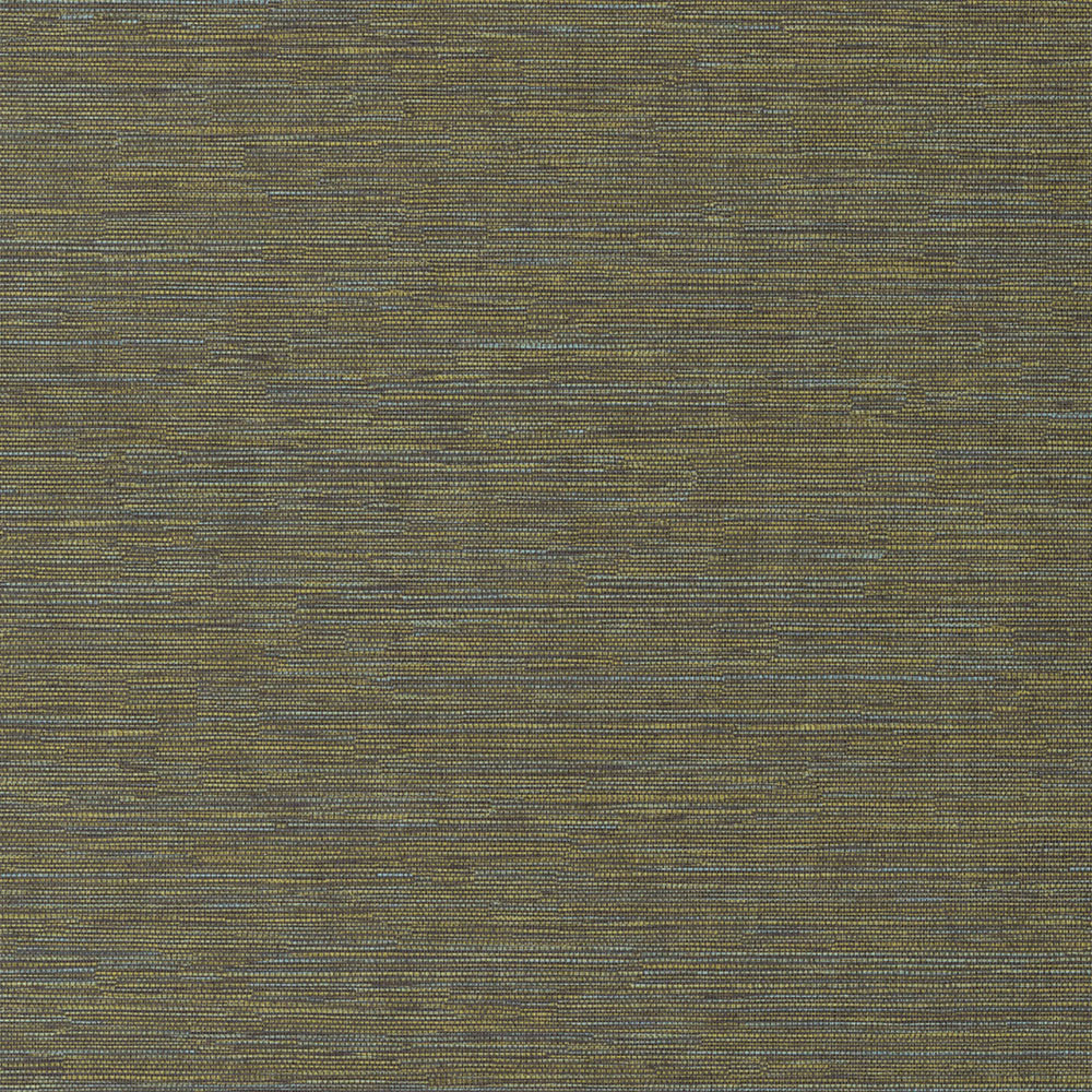 Fine natural mat on non-woven backing, green, brown, HPCSIS0009, Serica, Masureel