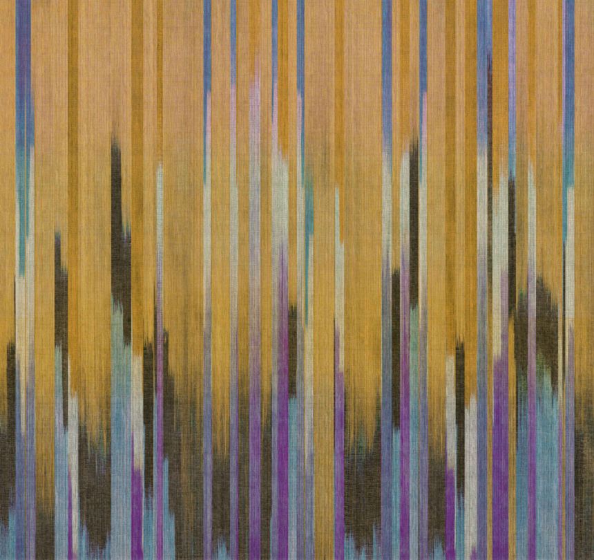Mural wallpaper, fabric effect, stripes, DGRIC1022-260, Serica, Masureel
