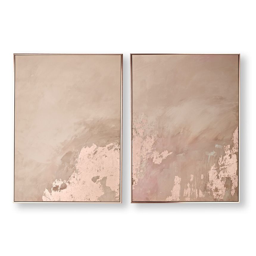 Set of pictures 105877, Rose Gold Serenity, Wall Art, Graham & Brown