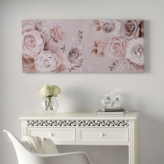 Frameless picture Rose, Mixed Media Rose Trail 41-834, Wall Art, Graham Brown