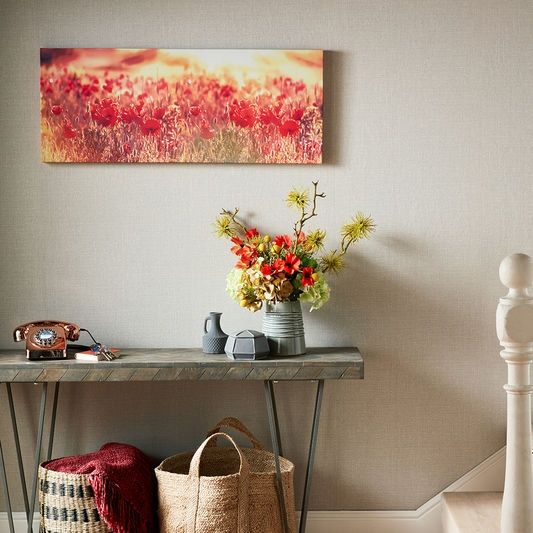 Printed canvas Poppies 105886, Peaceful Poppy Fields, Wall Art, Graham & Brown