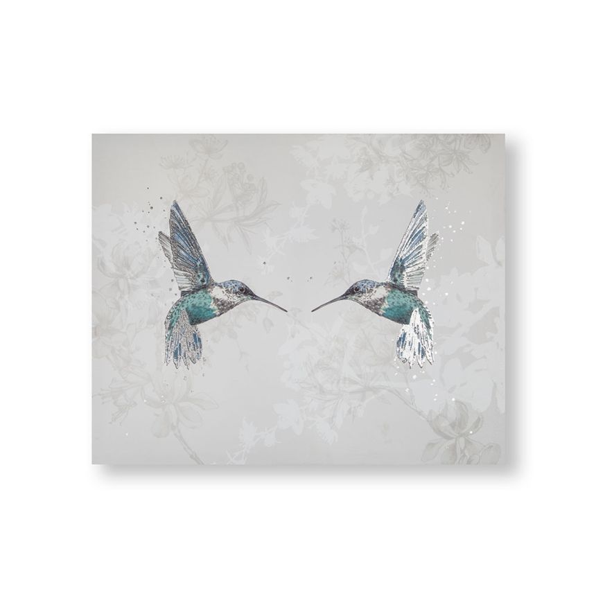 Frameless painting Hummingbirds 105389, Hummingbirds, Wall Art, Graham & Brown